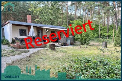 Reserviert! Wochenendbungalow mit Nebenhaus und Garage auf Pachtgrundstück, bei Tauche, in Spreenähe