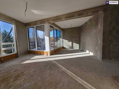 Exklusive Terrassenwohnung mit traumhaftem Ausblick in Graz – Erstbezug mit 4 Zimmern &amp; modernem Wohnkomfort!