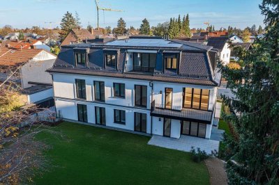 Neubau-Familientraum in ruhiger Lage. Erdgeschosswohnung über zwei Ebenen.