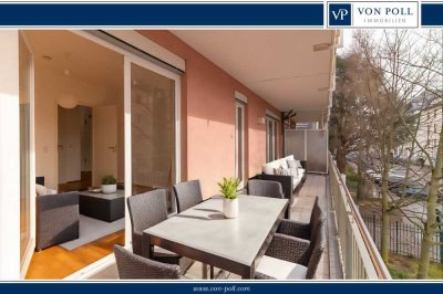 Komfortable Zwei-Zimmer-Wohnung mit Balkon in gepflegtem Ensemble