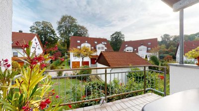 CHARMANTE 3-ZIMMER MAISONETTE-WOHNUNG MIT BALKON UND GARAGE IN ULM/SÖFLINGEN