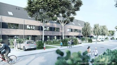 Modern, nachhaltig, stilvoll: 10 exklusive Neubau-Reihenhäuser mit Garten zur Miete