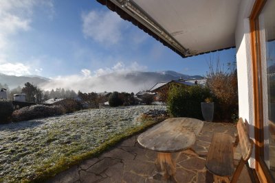 Gartenwohnung mit gigantischer Aussicht