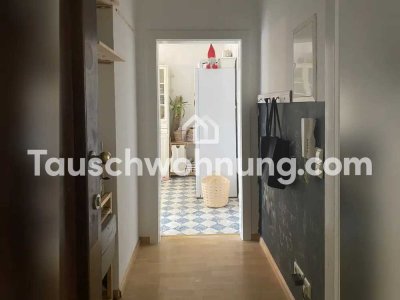 Tauschwohnung: 2 Zimmer Wohnung in der Wiehre gegen 3 Zimmer Whg mit Garten