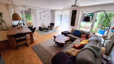 Helle 3-Zimmer-Wohnung mit Garten in direkter Lage am Haslangpark