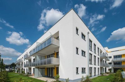 Hochwertige 3-Zimmer Wohnung mit Balkon in architektonisch bemerkenswertem Mehrfamilienhaus