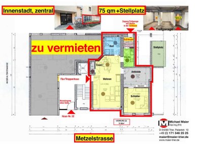 Attraktive 2,5-Zimmer-Erdgeschosswohnung in Trier