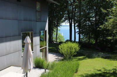 Architektenhaus Seepanorama Gstadt am Chiemsee mit Seezugang   *Provisionsfrei*