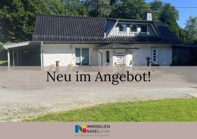 Einfamilienhaus mit Baugrundstück im Grünen -  Hille, Grenze Bad Oeynhausen!