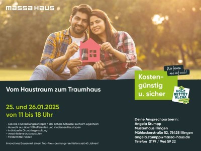 Bauen Sie Ihr Traumhaus - jetzt Küche geschenkt - Beratungswochenende am 25. & 26.1.25