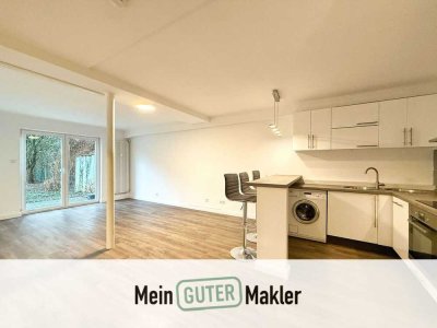 Rarität in der Wachmannstraße: 2,5-Zimmer-Wohnung mit Südterrasse und großem Garten