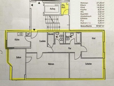 Erstbezug nach Renovierung: Exklusive 3-Zimmer-Wohnung