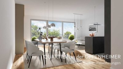 NEU! Exklusive 3-Zimmerwohnung mit Sonnenterrasse im wunderbar zentralem QUARTIER an der OPPENHEIMER