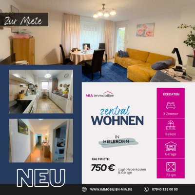 Freundliche 3-Zimmer-Wohnung in Heilbronn