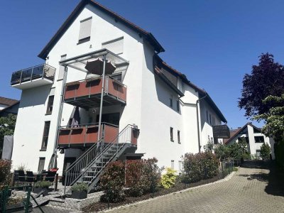 Ruhiges Wohnen auf zwei Ebenen - Maisonette-Wohnung mit Dachloggia