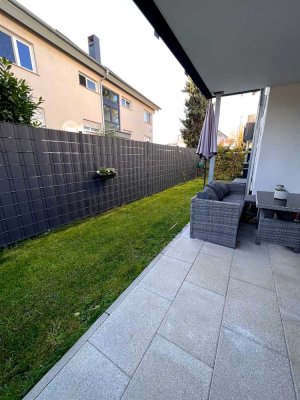 Neubau 3-Zi. EG-Whg mit Terrasse/privatem Garten & EBK