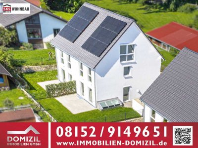 Neubau-Doppelhaushälfte, ruhige Lage in Hechendorf a. Pilsensee mit PV-Anlage