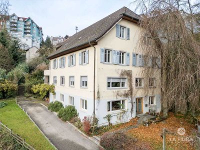 Für echte Individualisten | Wohnen im Jugendstil mit spektakulärem Ausblick und extra Baugrundstück