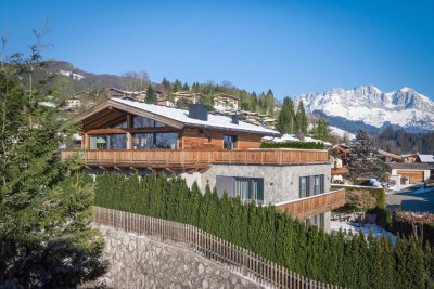 Einzigartiges Luxus-Chalet mit 360°-Bergpanorama