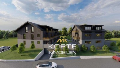 NEUBAU:
3-Zimmer Dachgeschosswohnung in Stiefenhofen im Allgäu