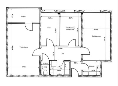 Ansprechende 3-Zimmer-Wohnung in Köln Urbach