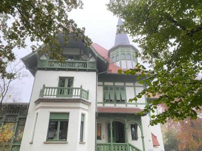 *Villa an der Pleiße* 5 Zimmer Dachgeschoss mit 3 Balkonen, Klima, 2 Stellplätze und vieles mehr.