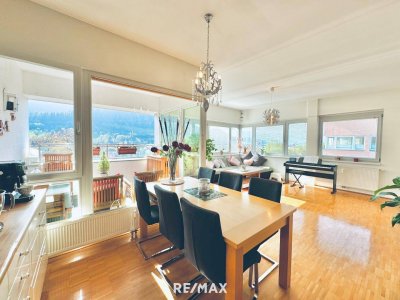 Zentrumsnahe 4-Zimmer-Wohnung mit Loggia, Tiefgaragenstellplatz und spektakulärem Alpenpanorama