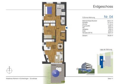 Erdgeschosswohnung mit Traumgarten