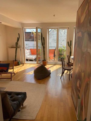 Untermiete/sublet: 3 Zimmer, Balkon Feb-Jun in Berlin