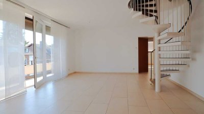 Zentral gelegene 4 Zimmer-Maisonettewohnung mit großzügigem Sonnenbalkon in bester Wohnlage!