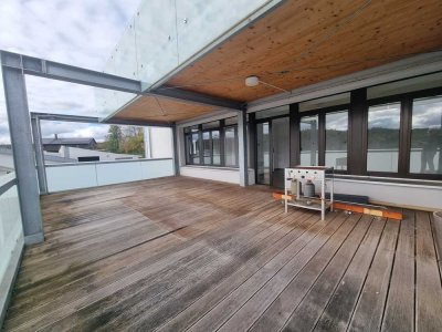 Moderne große Wohnungen, 140 qm - ebenerdig mit Einbauküche - Terrasse - Garage in Rieschweiler