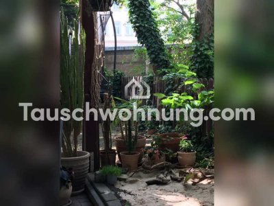 Tauschwohnung: 4-Zimmer-Wohnung mit Terrasse und eigenem Gärtchen in Löbtau