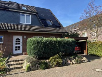 Doppelhaushälfte mit Keller, Garten, Carport, PV-Anl. + neuer Heizung. Familienidyll in Duvenstedt