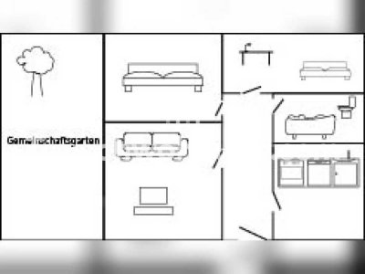 Tauschwohnung: 3 Zimmer Wohnung in ruhiger, grüner Gegend