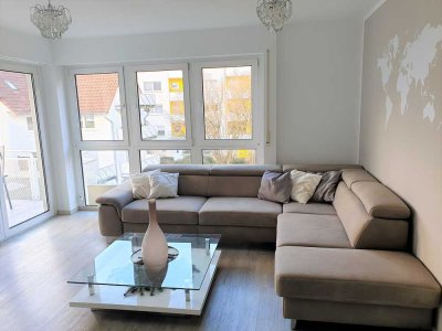 Renovierte, helle 3-Zimmer-Maisonette-Wohnung mit 2 Balkonen in Eschborn - Top Lage