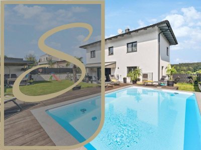 Modernes Einfamilienhaus mit Pool und sonnigem Garten in Top-Lage!!