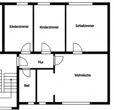 schöne 4 - Zimmer Wohnung zentral am Park