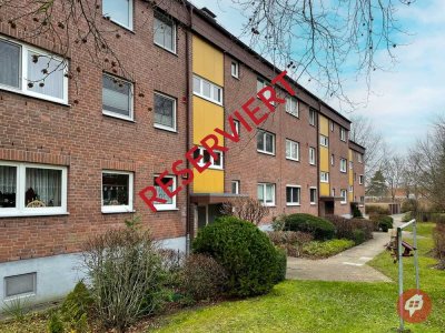 -Reserviert-Im Hochparterre: Schön geschnittene 2-Zimmer Wohnung mit West-Loggia und Stellplatz