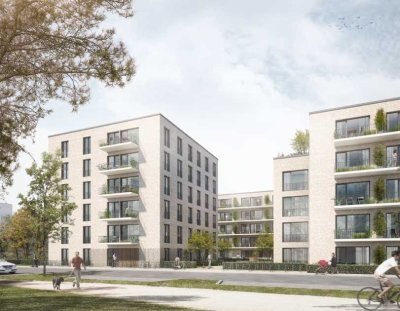 Erstbezug im Neubau - ideal für Jung oder Alt - geräumige 1 Zimmer Wohnung mit offener Wohnküche