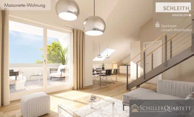 Haus Lessing: Licht und Raum: Stilvolle 3,5-Zimmer-Maisonette-Wohnung für Ihr Wohlbefinden