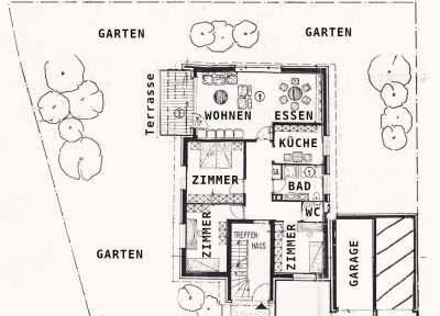 Schöne 4-Raum-Erdgeschosswohnung mit EBK und Balkon in Herzberg am Harz