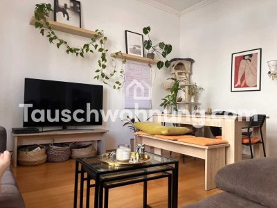 Tauschwohnung: Altbau 3Z Wohnung mit Terrasse im Grünen �