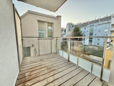 Stilvolle BALKONWOHNUNG - 1-Zimmer - ca. 36m² NFL - hochwertige Einbauküche - Balkon