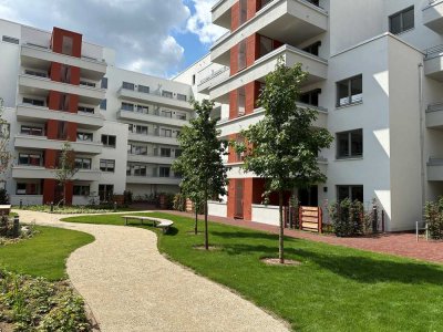 NEUBAU-ERSTBEZUG: komfortable 3 Zi.-Wohnung in Gallus mit EBK + Balkon