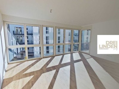 Lichtdurchflutete 3-Zimmer-Wohnung mit BALKON im Neubauprojekt DREILINDEN Living