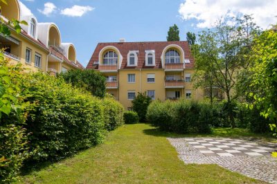 Sonnige und ruhige Wohnung mit Terrasse u. Gartenanteil  inklusive Tiefgaragenstellplatz