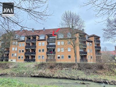 2-Zimmer-Dachgeschosswohnung mit toller Aussicht auf die Mistel in der Innenstadt von Bayreuth