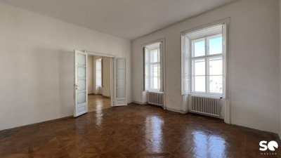 # SQ - EINZIGARTIGE SANIERUNGSBEDÜRFTIGE ALTBAUWOHNUNG AM HEUMARKT IN 1030 WIEN -