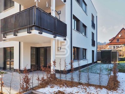 Barrierefreie Neubauwohnung im Stadtzentrum von Waldkirch mit sonniger Terrasse