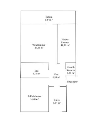 Ansprechende 3-Zimmer-Wohnung mit Balkon in Kamen